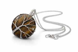 Collier Arbre de Vie Œil de Tigre – Protection & Énergie